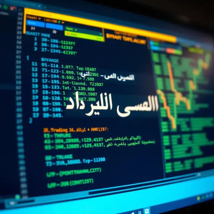 Screen showing digital tool transforming binary code into Urdu text on a computer display
