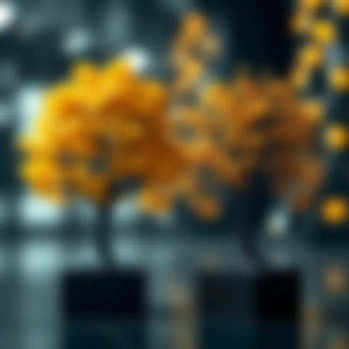 Comparison of balanced and unbalanced binary trees highlighting performance differences