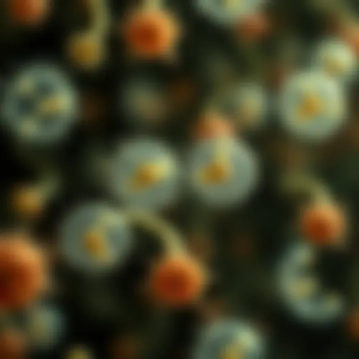 Examples of microorganisms like bacteria and amoeba illustrating asexual reproduction through binary fission