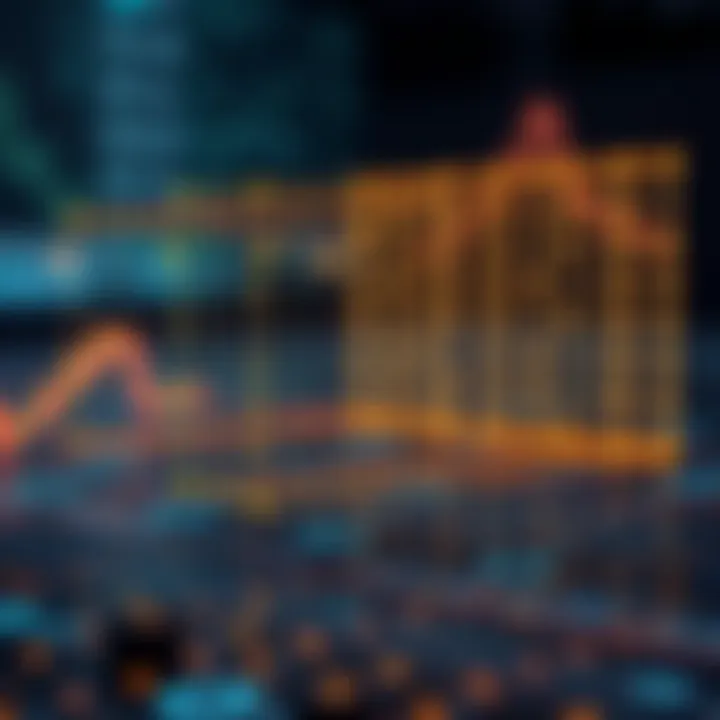 Visual representation of algebraic structures showing binary operations interaction across sets