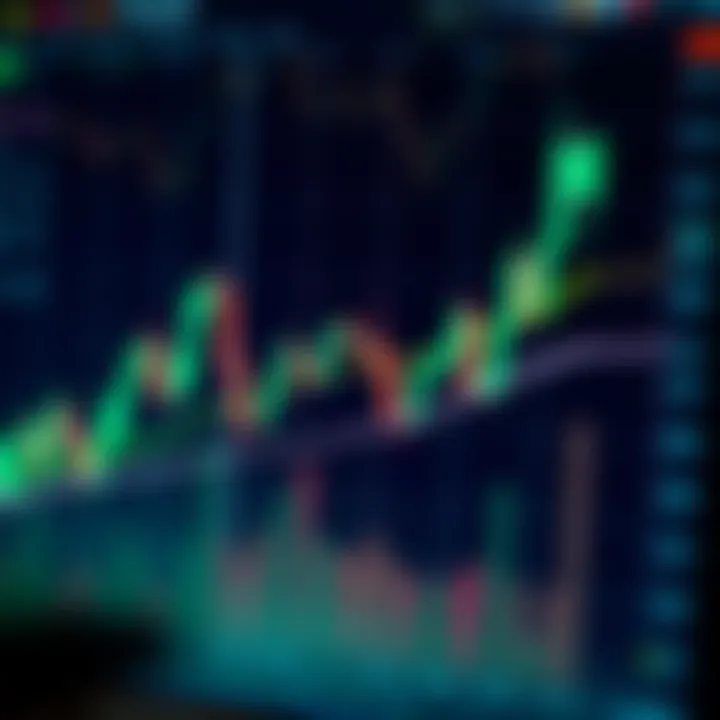 Illustration of a financial chart with upward and downward trend lines indicating trading strategies