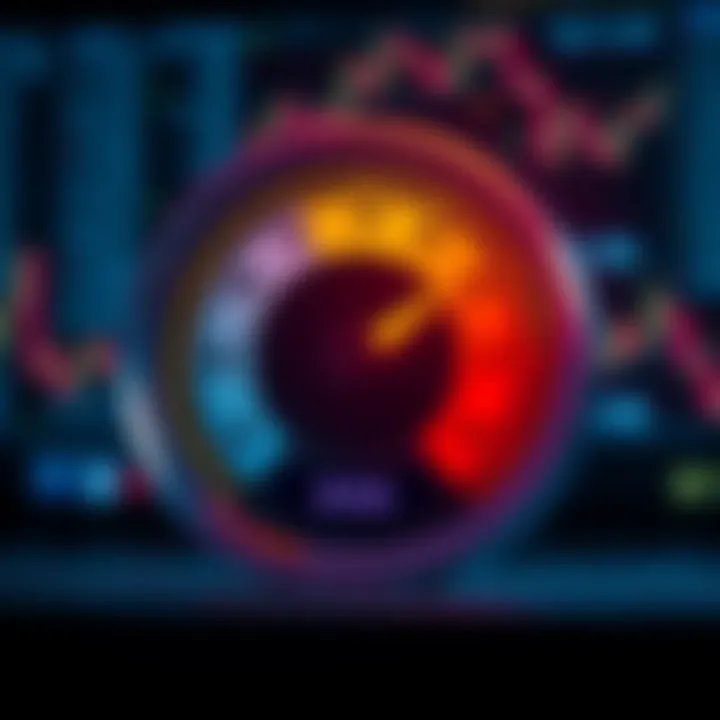 Illustration of a risk meter highlighting caution in binary options investment decisions