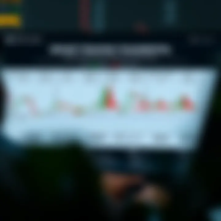 Chart illustrating the basic concept and outcomes of binary trading in financial markets