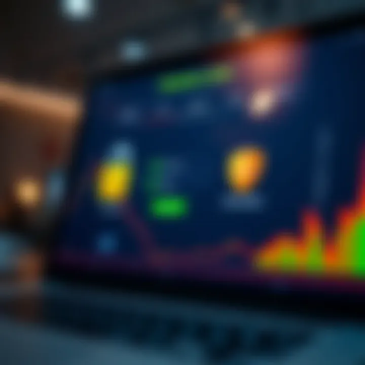 Secure login screen of a trading platform showing encryption and data protection icons