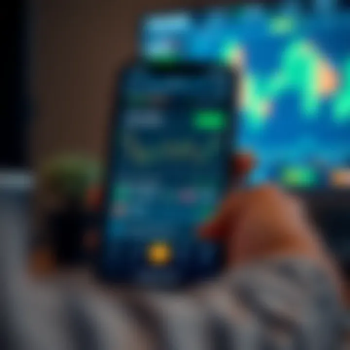 User-friendly interface of a trading app highlighting simplicity and accessibility for beginners in Pakistan