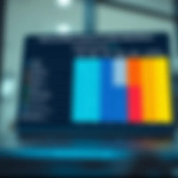 Comparison chart displaying features and reliability scores of top trading applications