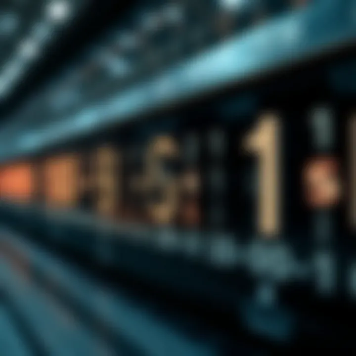 Illustration of multi-bit binary numbers being summed with carry management