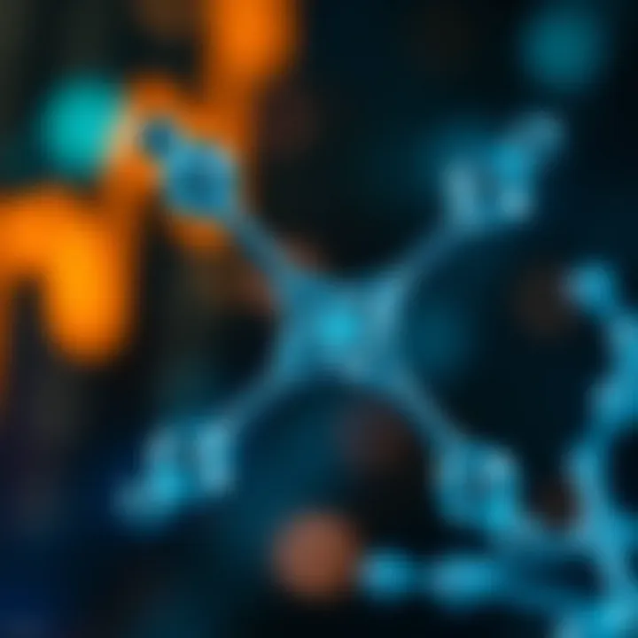Molecular structure illustration of hydrogen chloride showing atomic connections