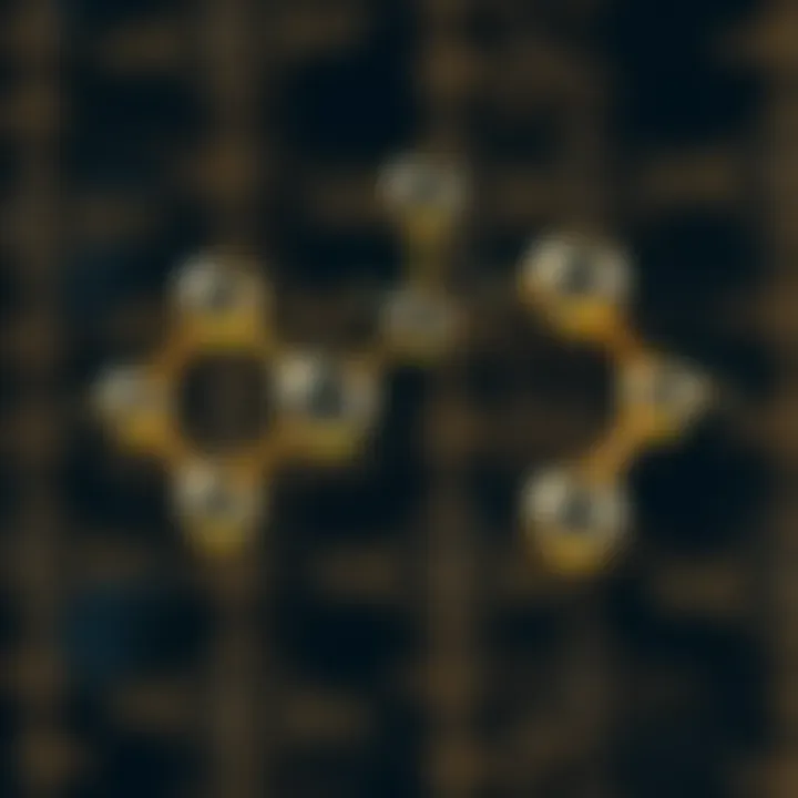 Diagram illustrating the molecular structure of ionic and covalent binary compounds with labeled atoms and bonds