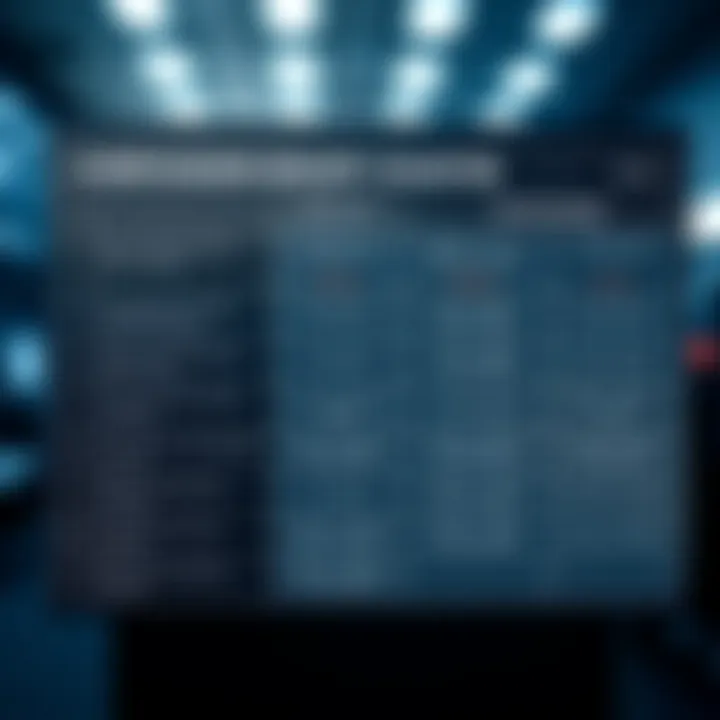 Comparison of Binary Counter Types and Designs Comparison chart displaying various types of binary counters including asynchronous and synchronous designs with their key features