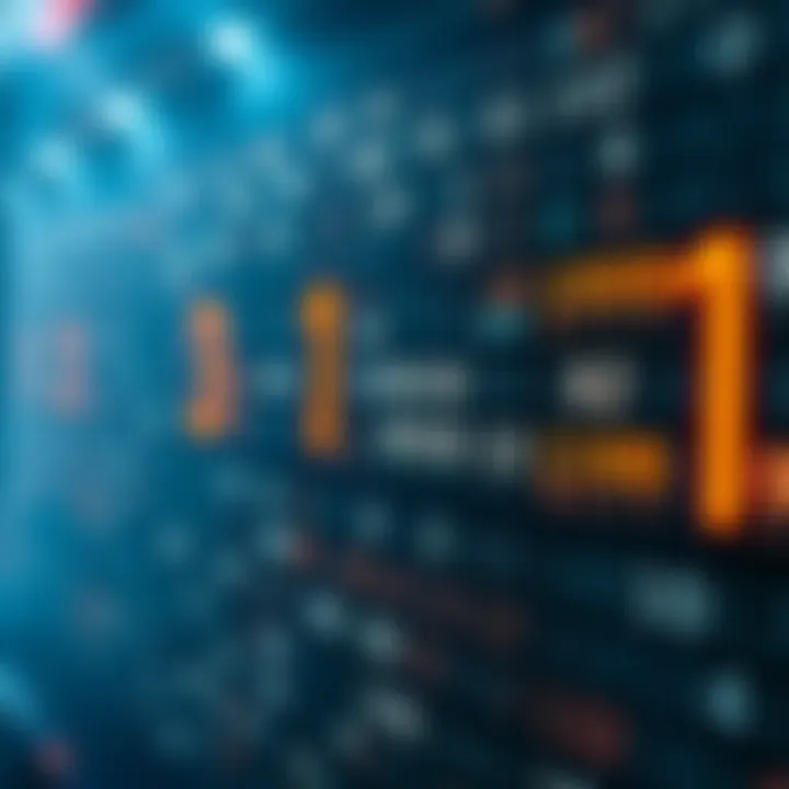Binary representation chart showing place values from right to left