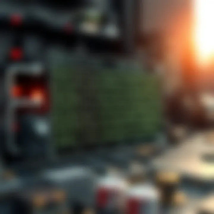 Diagram explaining the binary multiplication method used in digital circuits with logic gates representation