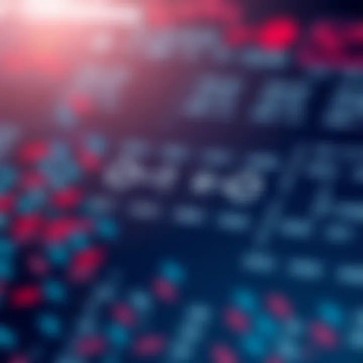 Diagram illustrating the concept of binary operations with two elements connected by an operation symbol