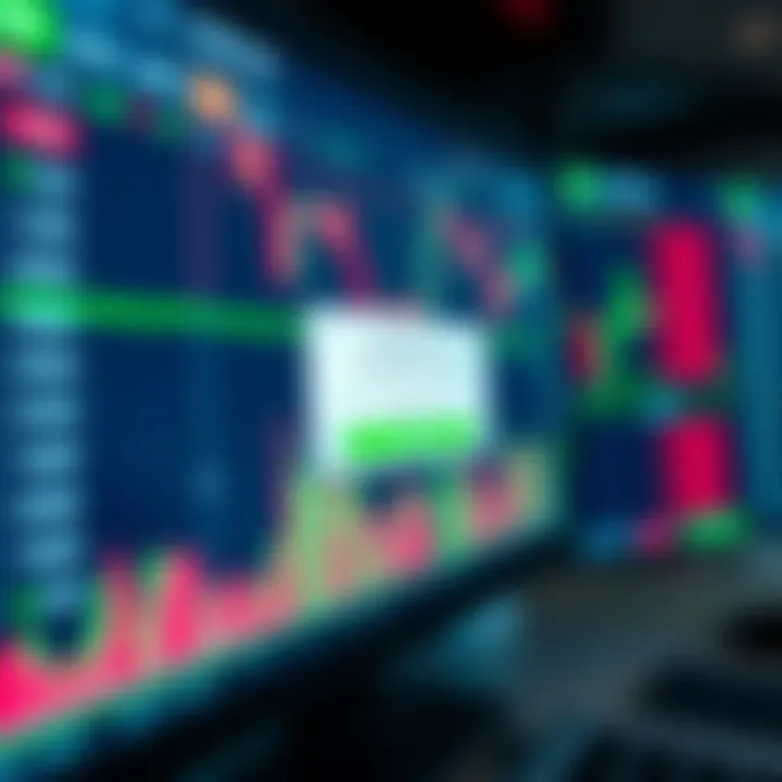 Digital interface displaying binary option no deposit bonus notification on a trading platform