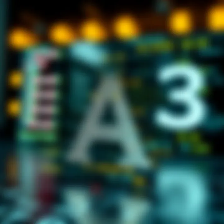 Visual explanation of ASCII encoding showing how the letter A is encoded in digital communication devices