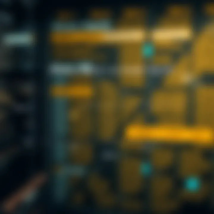 Diagram comparing the space usage of binary search versus linear search algorithms