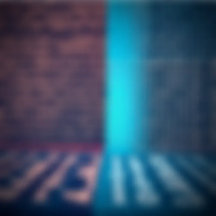 Visualization of binary search dividing a sorted list to locate a target element