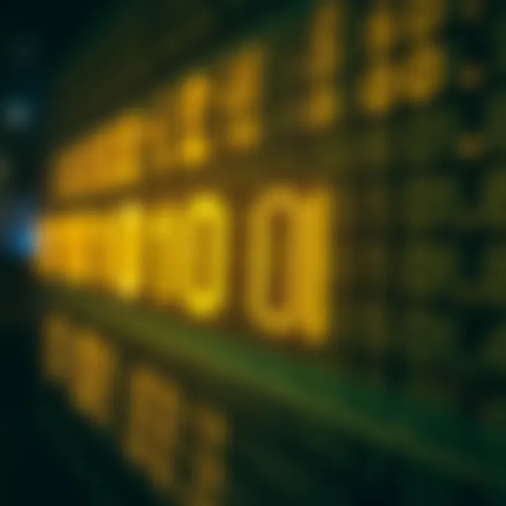 Illustration showing subtraction of binary digits using borrowing technique