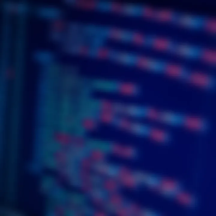 Code snippet demonstrating binary search implementation in a programming language with highlighted key operations