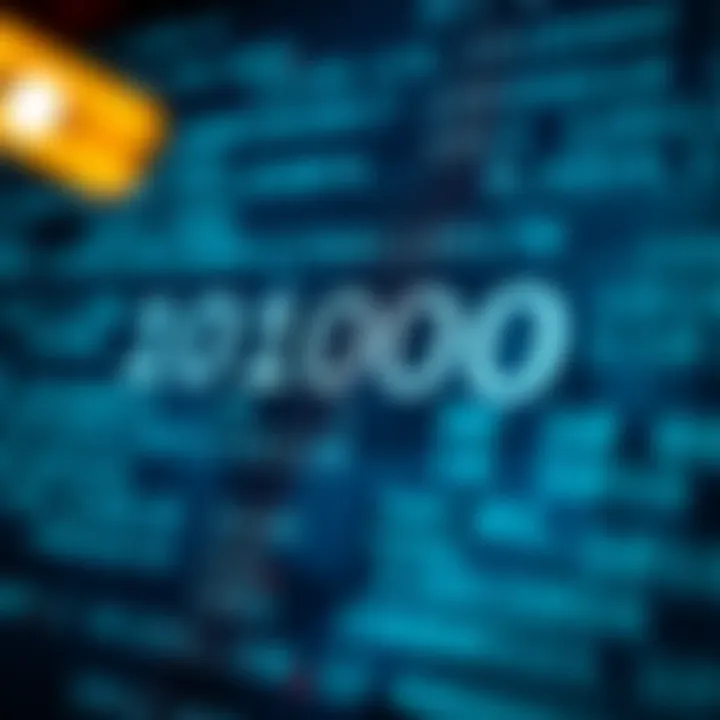 Graphic showing binary code applied in computing and mathematics