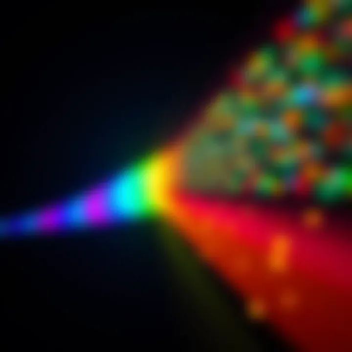 Abstract colorful spectrum representing diverse gender identities beyond male and female