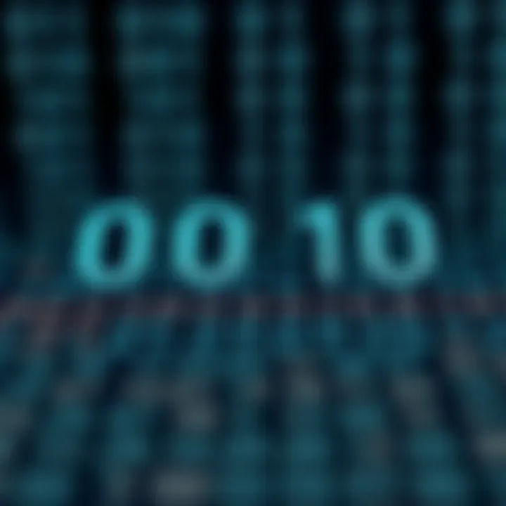 Illustration showing two's complement method for binary subtraction with signed binary numbers