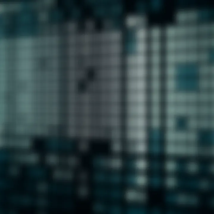 Diagram illustrating the binary number system with zeros and ones arranged in columns