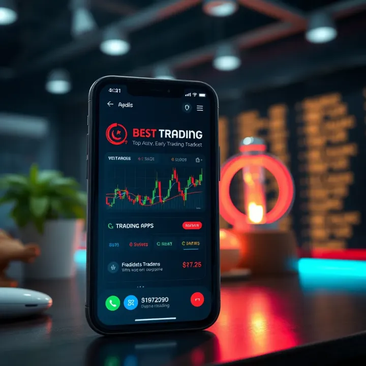 Interface showcasing essential features of a top-rated trading application designed for users in Pakistan