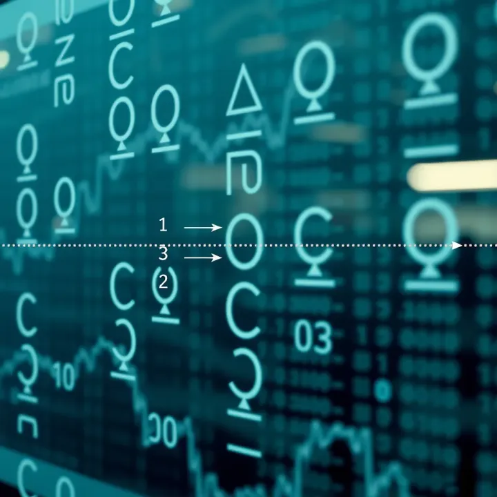 Diagram illustrating linear search scanning an array sequentially to find a target value