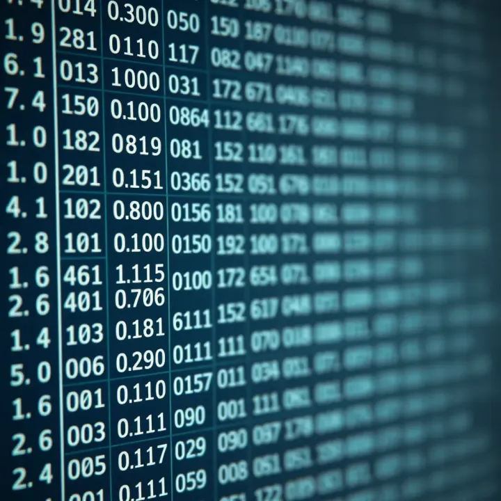 Understanding ASCII to Binary Conversion with Table