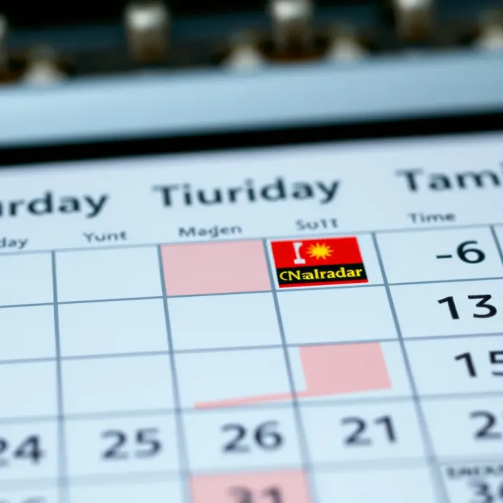 Highlighted economic indicators on a calendar with emphasis on timing and market impact for Pakistani investors