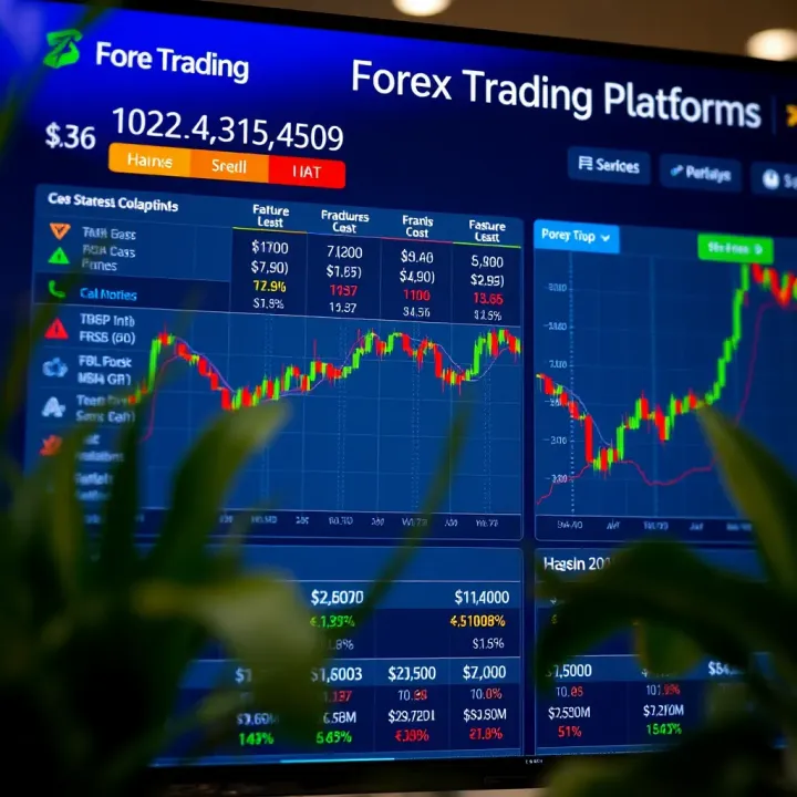 Comparative chart displaying features, costs, and reliability of various forex platforms relevant to Pakistan