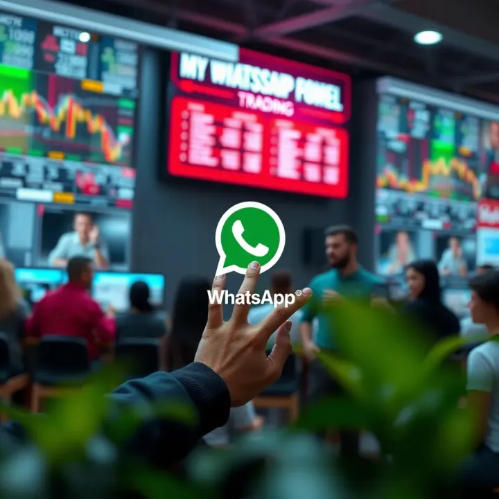 Illustration of risks in Forex WhatsApp groups like misinformation and security concerns with guidelines for safe participation