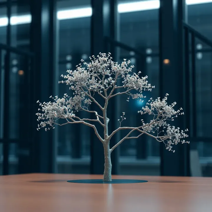 Illustration of practical applications of full binary trees in software development and algorithms