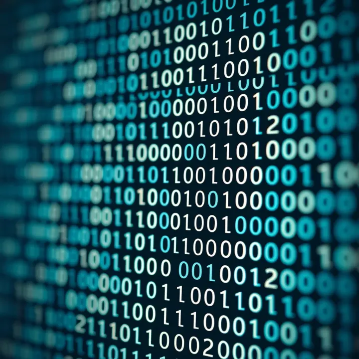 Structure of Binary Code in Digital Communication Illustration of binary code structure and its role in digital communication systems