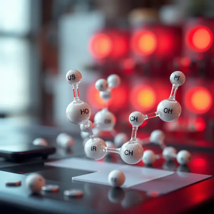 Visual representation of common binary compounds used in industry and everyday life with examples such as sodium chloride and carbon dioxide