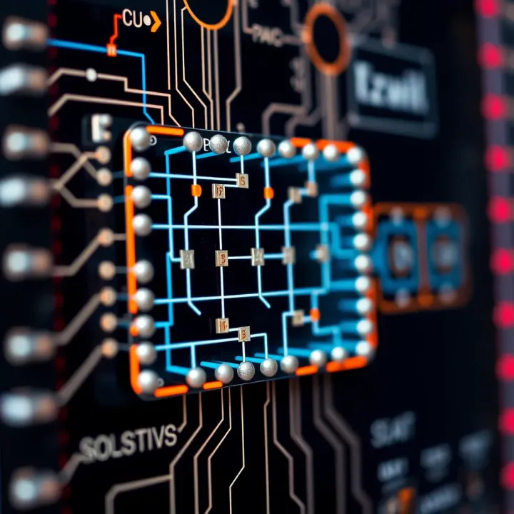 Diagram showing the internal logic gates of a synchronous binary counter circuit