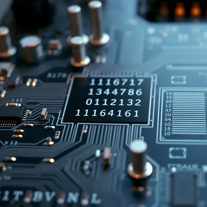 Gray Code Implementation in Digital Circuitry Electronic circuit schematic demonstrating Gray code application in digital systems