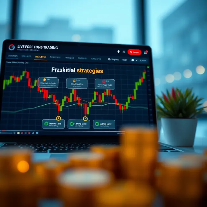 Diagram illustrating forex trading strategies and risk management concepts