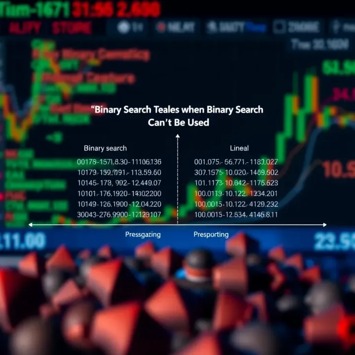 When Binary Search Can't Be Used When Binary Search Can't Be Used
