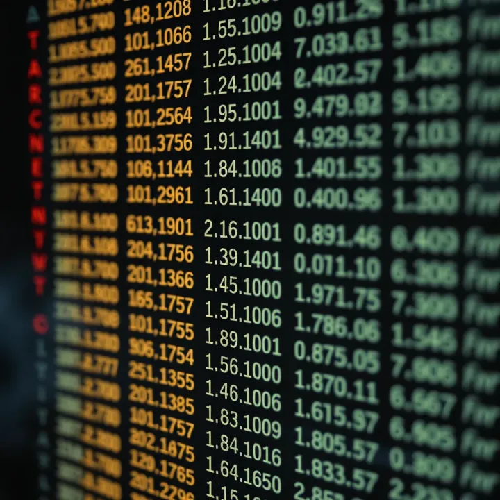 Visualization of binary search algorithm narrowing down search range in a sorted list